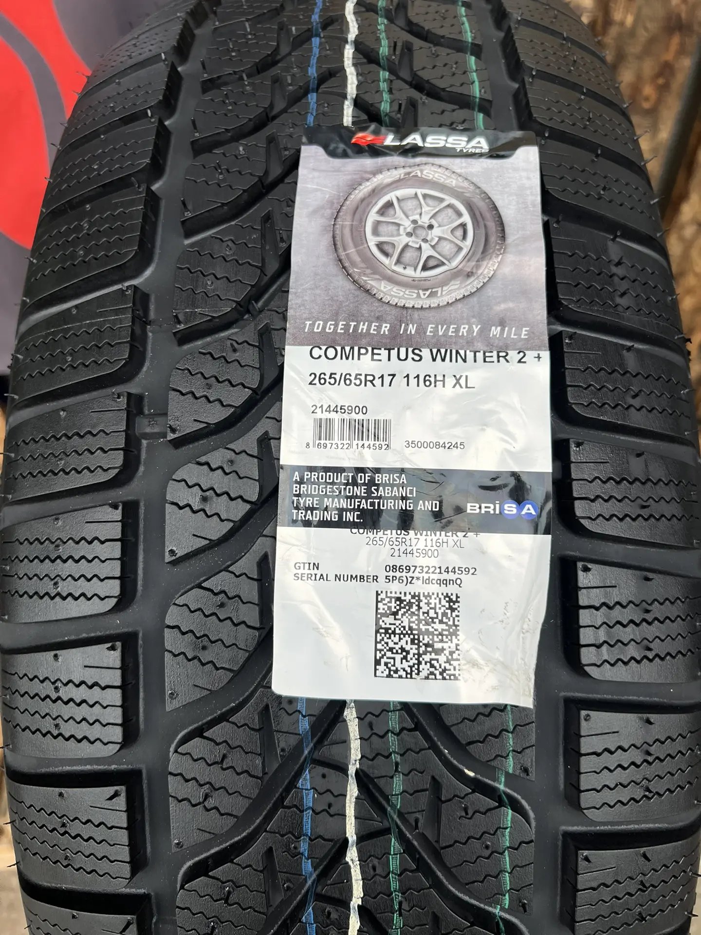 LASSA 265/65/17 116H COMPETUS WINTER 2 + XL