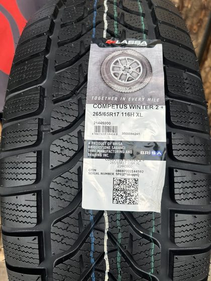 LASSA 265/65/17 116H COMPETUS WINTER 2 + XL