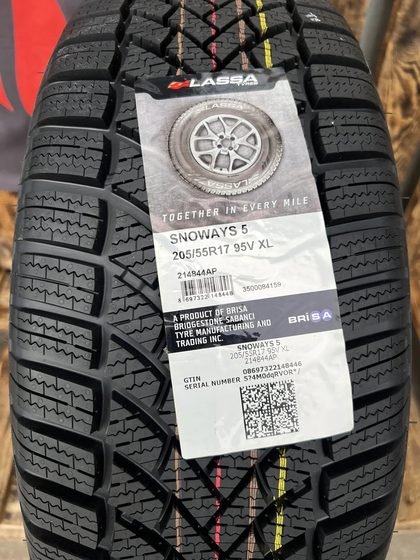 LASSA 205/55/17 95V XL SNOWAYS 5