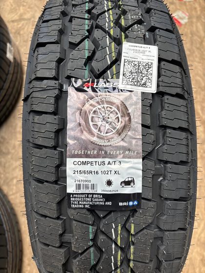LASSA 215/65/16 102T COMPETUS A/T 3 XL