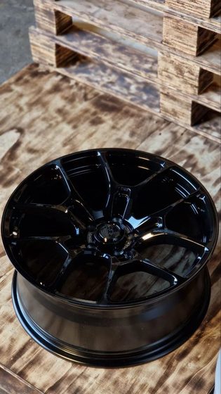 Stuttgart 8.5*19 5/108 ET35 d67 BN-2593 Black Milling FLOW FORMING