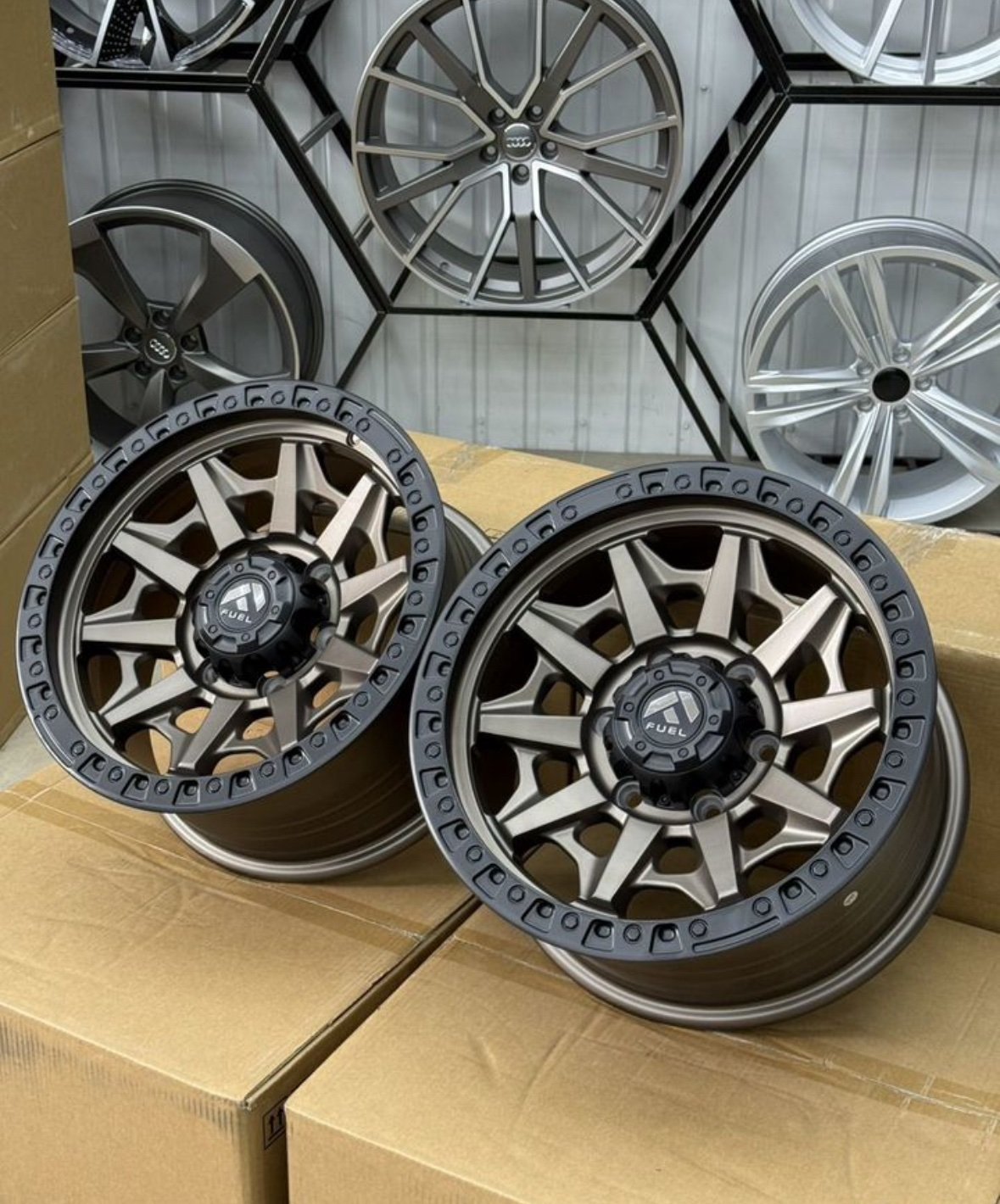 Stuttgart 8.0*16 5/139.7 ET0 d108.6 ANZ-0548 MATT BRONZE GREY LIP