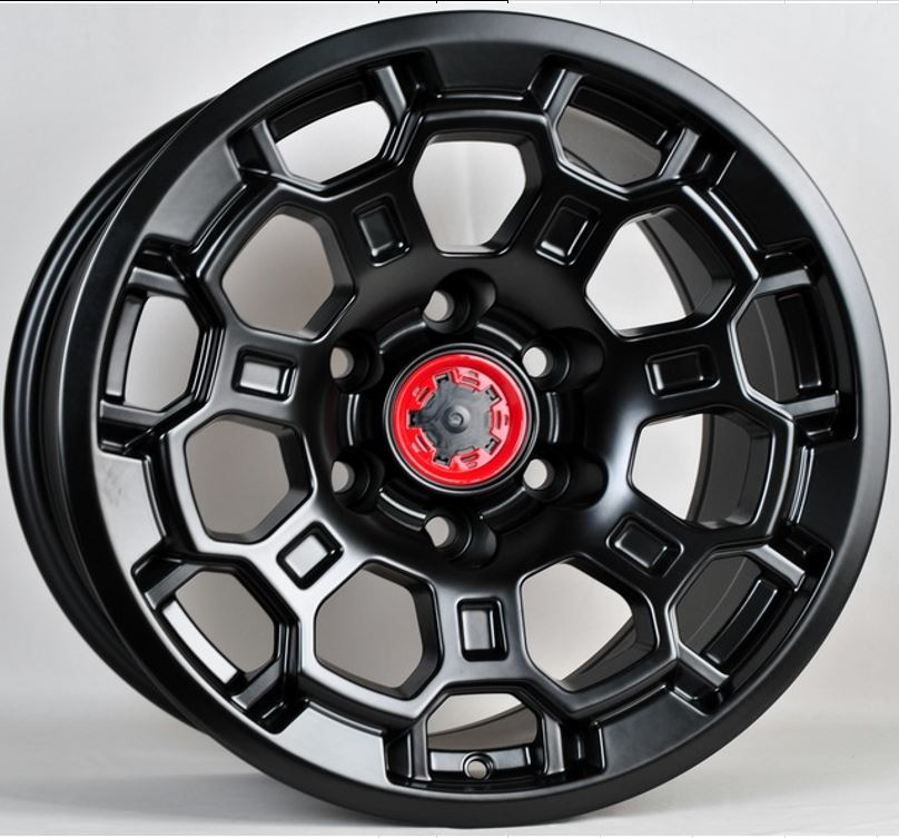 Stuttgart 9.0*17 6/139.7 ET 0 d106.1 ZB-1858 MATT BLACK