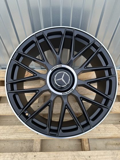 20" 5*112 8.5 ET38 66.45 TS--1118 MatteBLipp алюм. крышка гравир. AMG